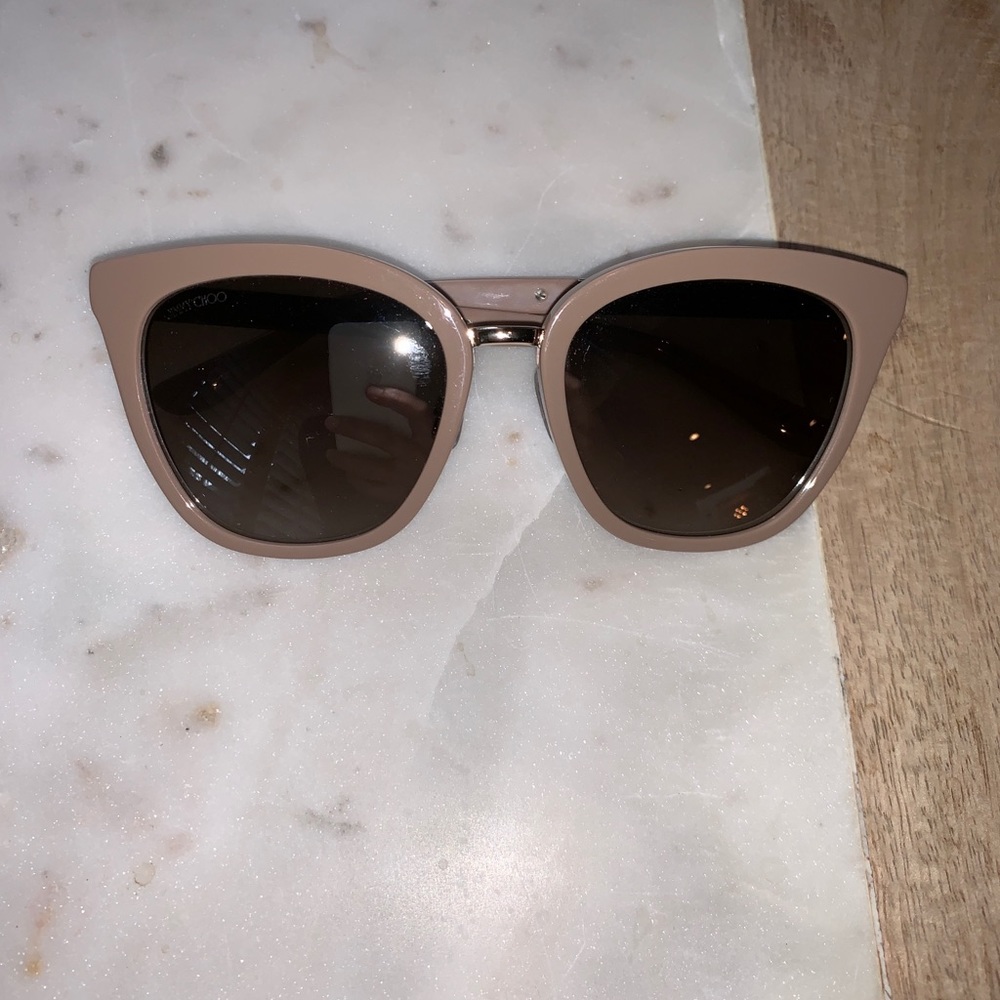 Jimmy Choo Fabry Sunglasses - Nude